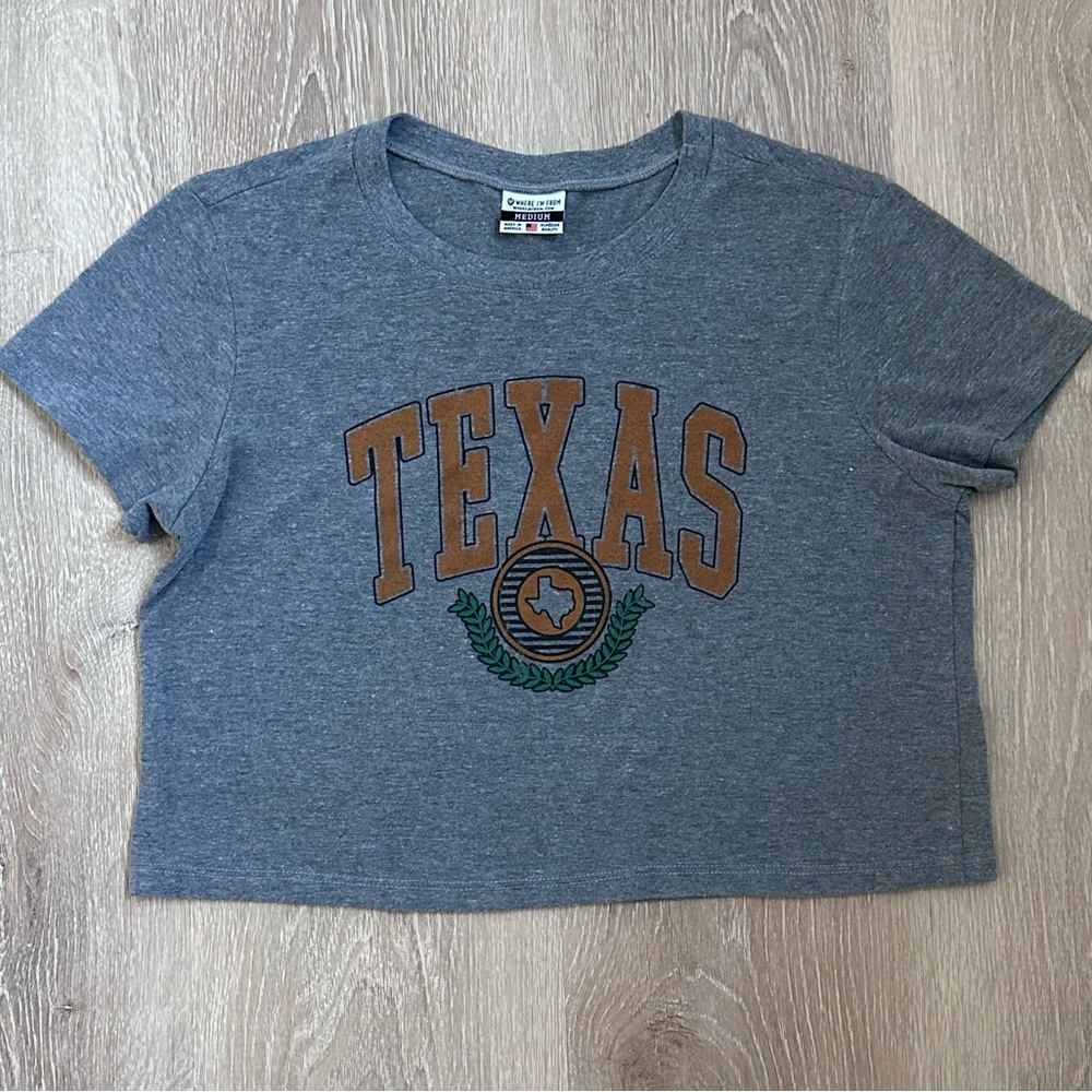 Where Im From Texas Crop Top|Sz M‎